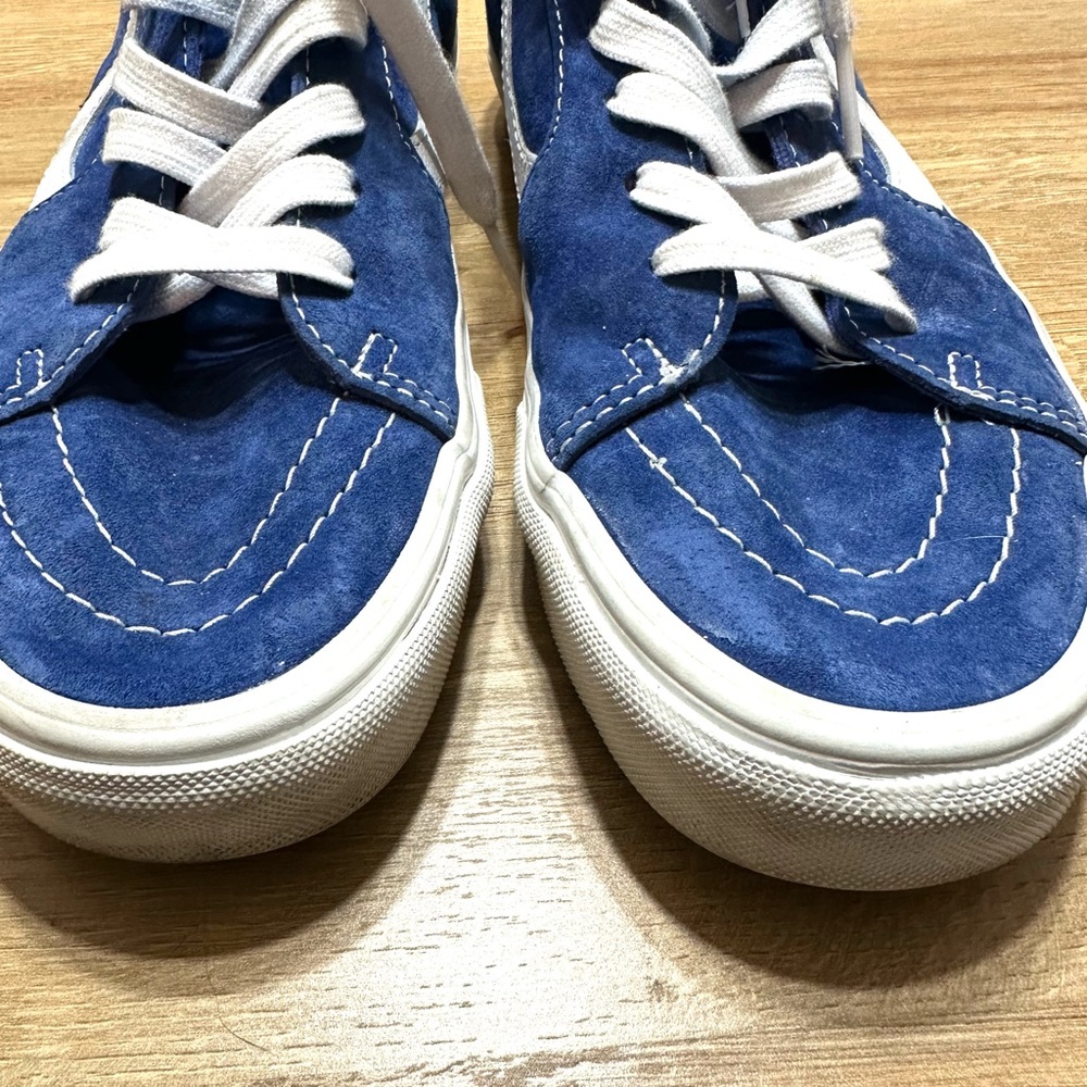 Vans HEIQ Eco Dry Sk8 Suede Hi Top Lace Up Sneaker Skater - Picture 6 of 13